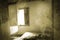 Photograph old rustic vintage paper, aged paper, farmhouse interior bedroom