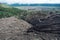 Photograph of rocks with volcanic rock