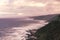 Photograph of the rugged coastline along the Great Ocean Road in Australia