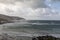 Photograph of the rugged coastline along the Great Ocean Road in Australia