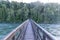 Photograph of the Waiau River swing bridge near the Kepler Track near Te Anau in New Zealand