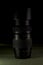 Photographer black DSLR telephoto lens