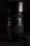 Photographer black DSLR telephoto lens