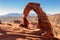 Photographer at Delicate Arch, Arches National Park, Utah
