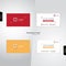 Photographer and graphic designer business cards