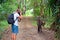 Photographer photographing antelope