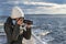 Photographer on the seaside