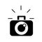 Photographic camera device lens flash graphic