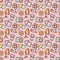 Photographic seamless pattern. Vector background.