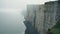 Photographically Detailed Portraitures Of The Ominous Fog Over The Cliff