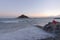 Photographing the causeway leading to St Michaels mount