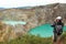 Photographing the Kelimutu Crater Lakes