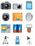 Photography equipment icons