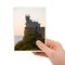 Photography of old castle in hand