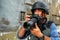 Photojournalist documenting war and conflict