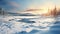 Photoreal Winter Scenery: Terragen-inspired Quebec Province Landscape