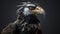 Photorealistic 3d Eagle: A Majestic Creature With Aztec And Prehistoric Influences