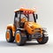 Photorealistic 3d Rendering Of Tow Tractor With Volumetric Light