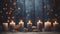 photorealistic, all saints\\\' day background, sober, candles, soft tones, all Saints Day or All Souls\\\' Day