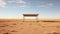 Photorealistic Australian Desert Gazebo: A Study In Linear Delicacy
