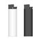 Photorealistic black and white lighters without fire, 3D vector illustration