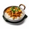 Photorealistic Chicken Curry On White Rice: A Manapunk Indian Scene With Rtx On