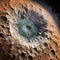 Photorealistic Eye: Artists Interpretation Of Mars\\\' Inner Surface With Water Ice Formation