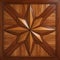 Photorealistic Mahogany: A Symmetrical 3d Wood Star Ceiling Design