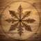 Photorealistic Maple Leaf Engraving With Digital Symmetry