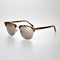 Photorealistic Rendering Of Ray Ban Clubmaster Sunglasses In Silver And Brown