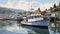 Photorealistic Seaport Illustration With Capri 22 Boat In Muted Neutral Colors