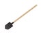 Photorealistic shovel on a white background.