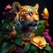 Photorealistic Tiger in Jungle - Majestic Wildlife Art