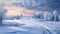 Photorealistic Winter Landscape In Chateauguay