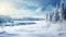 Photorealistic Winter Landscape In Gatineau
