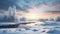 Photorealistic Winter Landscape In Laval