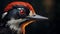 Photorealistic Woodpecker Portrait With Unreal Engine 5 And Bioluminescence