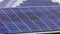 Photovoltaic panels on solar rooftops of Florida commercial buildings for producing clean ecological electrical energy