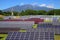 Photovoltaic power plant and mountain