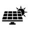 Photovoltaics icon concept