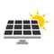 Photovoltaics icon concept