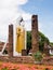 Phra Attharot standing Buddha statue,Phitsanulok Province,Thailand