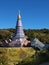 Phra Maha Dhatu Nabha Metaneedol,Pagoda at Doi Inthanon, Thailand.