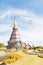 Phra Maha Dhatu Nabhamethanidol and Nabhapolbhumisiri at Chiangmai Thailand