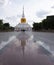 Phra That Nadoon Chedi or Na Dun Pagoda for thai people travel respect praying at Mahasarakham city in Maha Sarakham, Thailand
