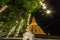 Phra Pathom Chedi Festival,Amphoe Mueang,Nakhon Pathom,Thailand on November20,2018:Light up Phra Pathom Chedi.The beautiful Lanka-