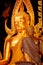 Phra Phuttha Chinnarat Buddha Image at Wat Phra Si Rattana Mahathat Temple in Phitsanulok, Thailand