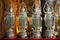 Phra Si Ariya Mettrai buddha or Bodhisattva Maitreya statue for thai people visit respect praying blessing to holy mystery at Wat