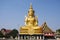 Phra Si Ariya Mettrai buddha statue for travelers thai people travel visit respect praying blessing holy mystery at Wat Thung