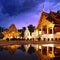 Phra Singh temple twilight time